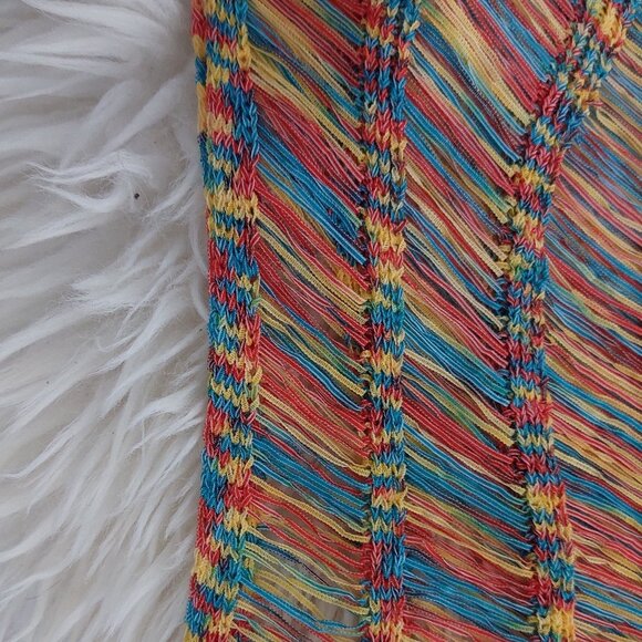 Eliesel Multi Colored Crochet Knit Top - Picture 4 of 8